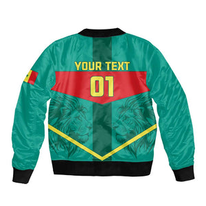 Support the Lions of Teranga - Senegal Football Bomber Jacket