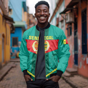 Support the Lions of Teranga - Senegal Football Bomber Jacket