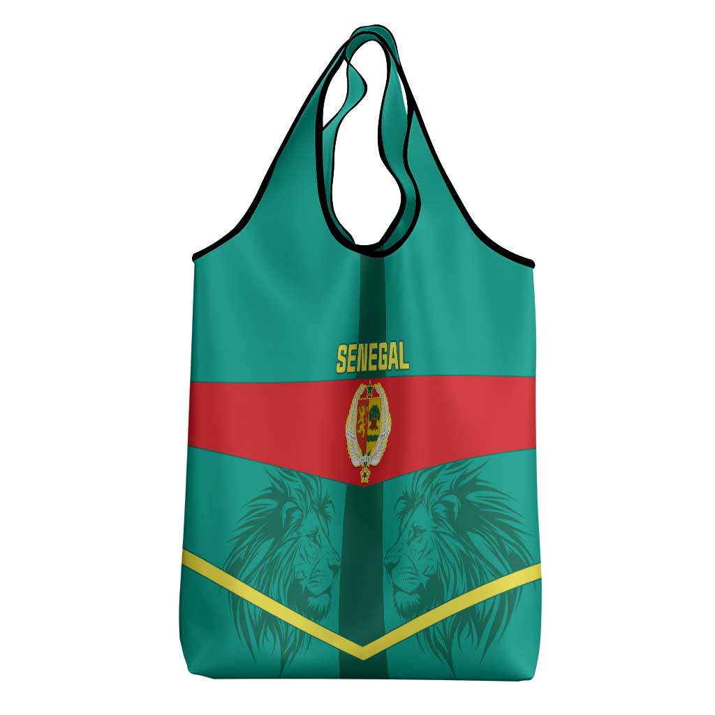 Support the Lions of Teranga - Senegal Football Grocery Bag