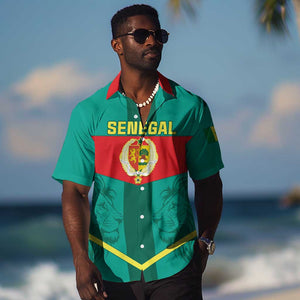 Support the Lions of Teranga - Senegal Football Hawaiian Shirt