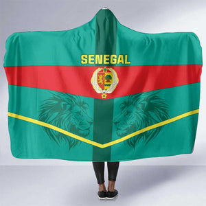 Support the Lions of Teranga - Senegal Football Hooded Blanket