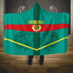 Support the Lions of Teranga - Senegal Football Hooded Blanket