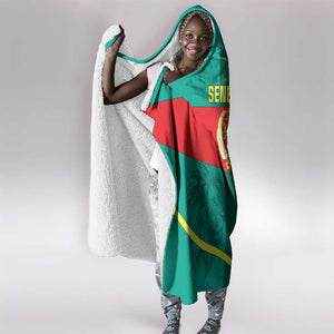 Support the Lions of Teranga - Senegal Football Hooded Blanket