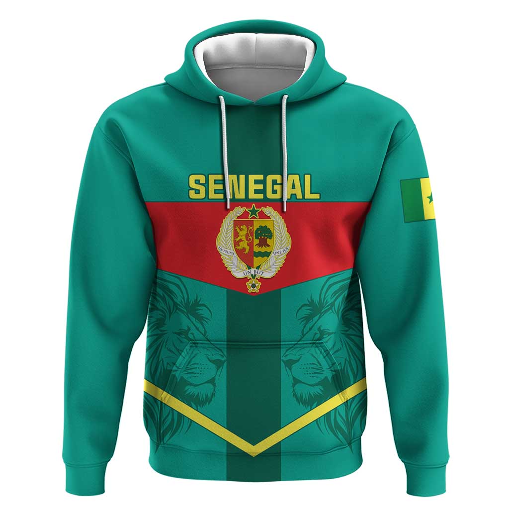 Support the Lions of Teranga - Senegal Football Hoodie