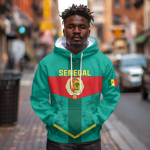 Support the Lions of Teranga - Senegal Football Hoodie