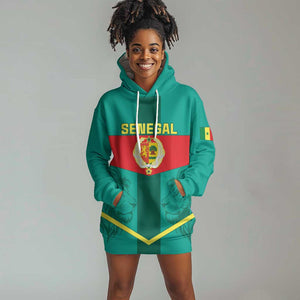 Support the Lions of Teranga - Senegal Football Hoodie Dress