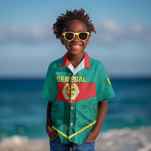 Support the Lions of Teranga - Senegal Football Kid Hawaiian Shirt