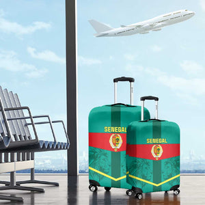 Support the Lions of Teranga - Senegal Football Luggage Cover