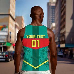 Support the Lions of Teranga - Senegal Football Men Tank Top