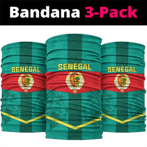 Support the Lions of Teranga - Senegal Football Neck Gaiter LT01