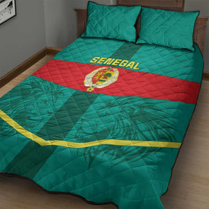 Support the Lions of Teranga - Senegal Football Quilt Bed Set