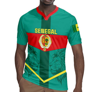 Support the Lions of Teranga - Senegal Football Rugby Jersey