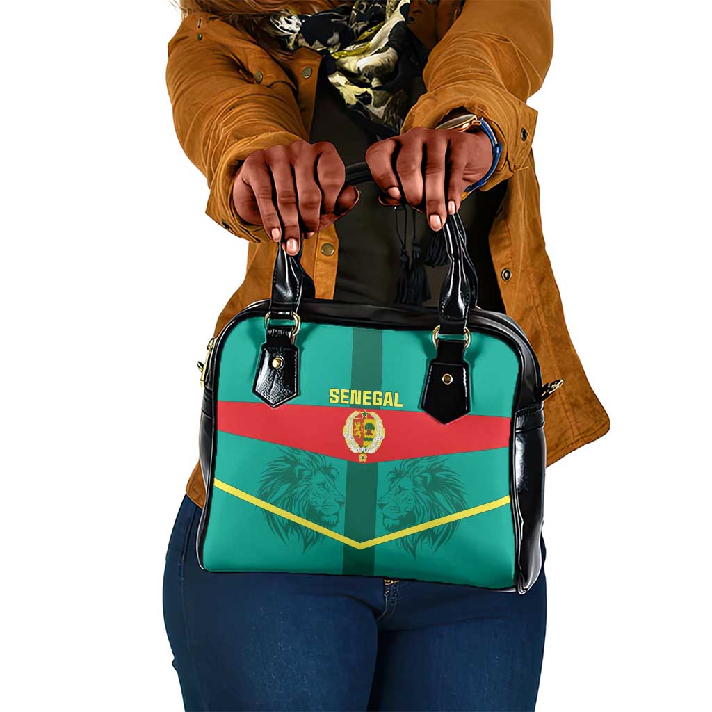 Support the Lions of Teranga - Senegal Football Shoulder Handbag