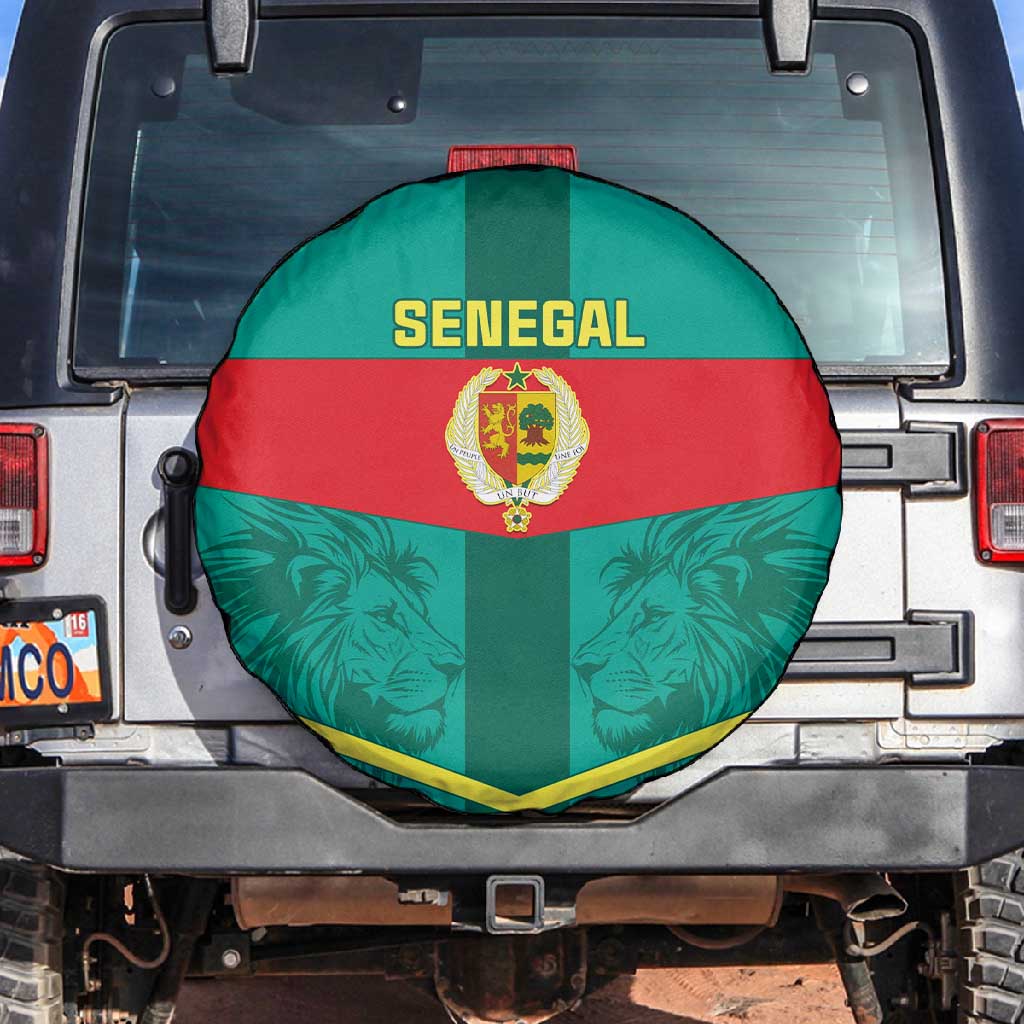 Support the Lions of Teranga - Senegal Football Spare Tire Cover