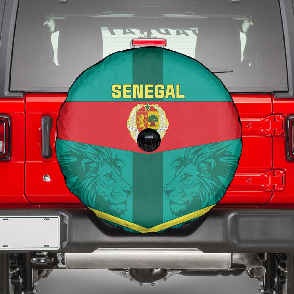 Support the Lions of Teranga - Senegal Football Spare Tire Cover