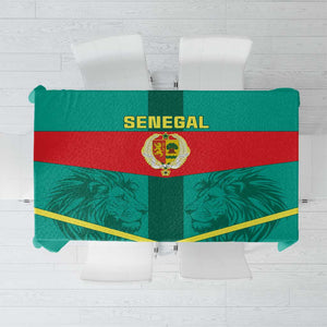 Support the Lions of Teranga - Senegal Football Tablecloth