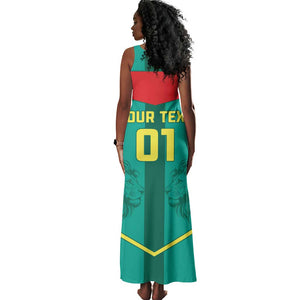 Support the Lions of Teranga - Senegal Football Tank Maxi Dress