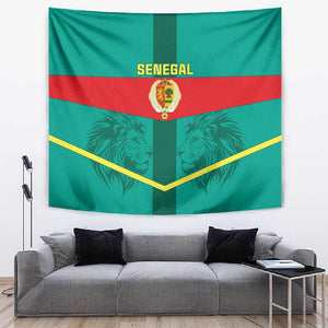 Support the Lions of Teranga - Senegal Football Tapestry