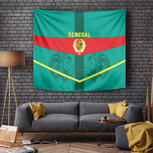 Support the Lions of Teranga - Senegal Football Tapestry