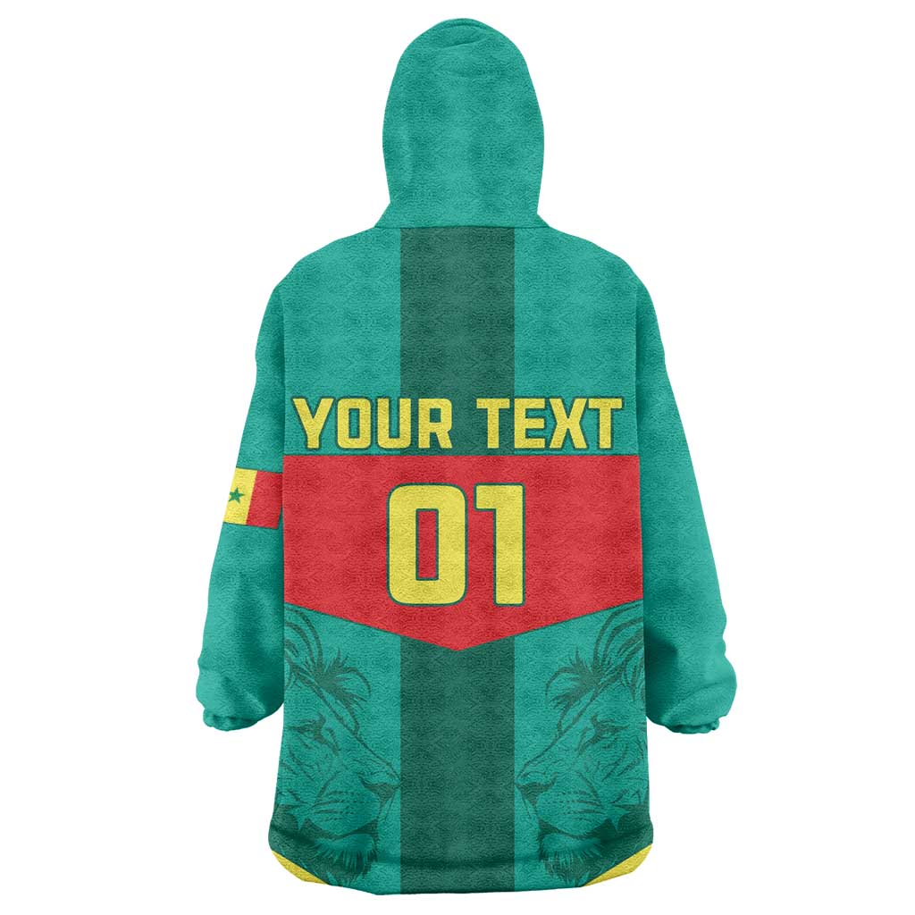 Support the Lions of Teranga - Senegal Football Wearable Blanket Hoodie