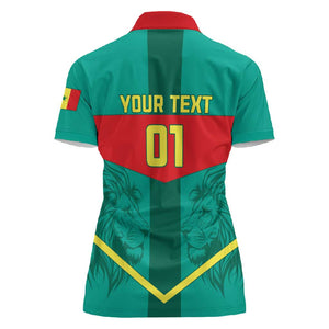 Support the Lions of Teranga - Senegal Football Women Polo Shirt