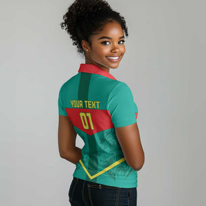 Support the Lions of Teranga - Senegal Football Women Polo Shirt