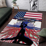 Afro Haiti Heritage Month 2025 Area Rug American Raised With Haitian Roots