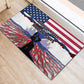 Afro Haiti Heritage Month 2025 Rubber Doormat American Raised With Haitian Roots
