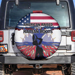Afro Haiti Heritage Month 2025 Spare Tire Cover American Raised With Haitian Roots