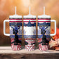 Afro Haiti Heritage Month 2025 Tumbler With Handle American Raised With Haitian Roots