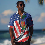 Haitian Americans Zipper Stylized Hawaiian Shirt Haiti Heritage Month 2025
