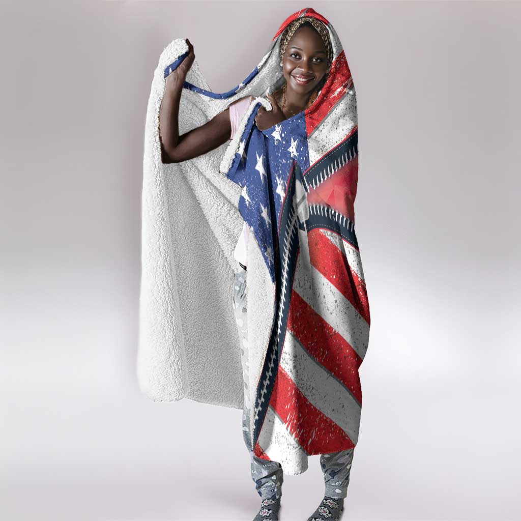 Haitian Americans Zipper Stylized Hooded Blanket Haiti Heritage Month 2025
