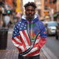 Haitian Americans Zipper Stylized Hoodie Haiti Heritage Month 2025