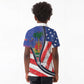 Haitian Americans Zipper Stylized Kid Polo Shirt Haiti Heritage Month 2025