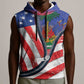 Haitian Americans Zipper Stylized Sleeveless Hoodie Haiti Heritage Month 2025 - African Pride