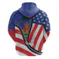 Haitian Americans Zipper Stylized Zip Hoodie Haiti Heritage Month 2025