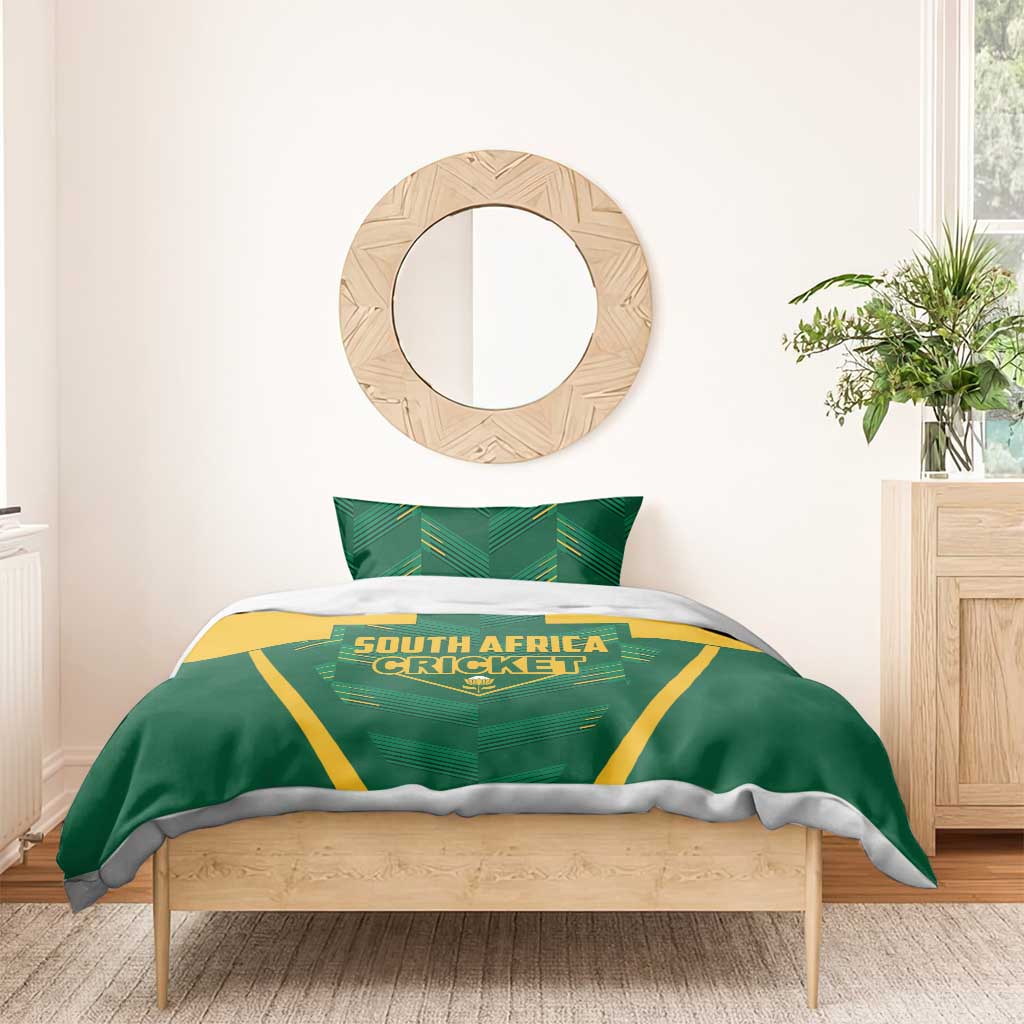 South Africa Cricket Bedding Set SA Protea Woza Nawe