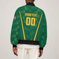 Custom South Africa Cricket Bomber Jacket SA Protea Woza Nawe