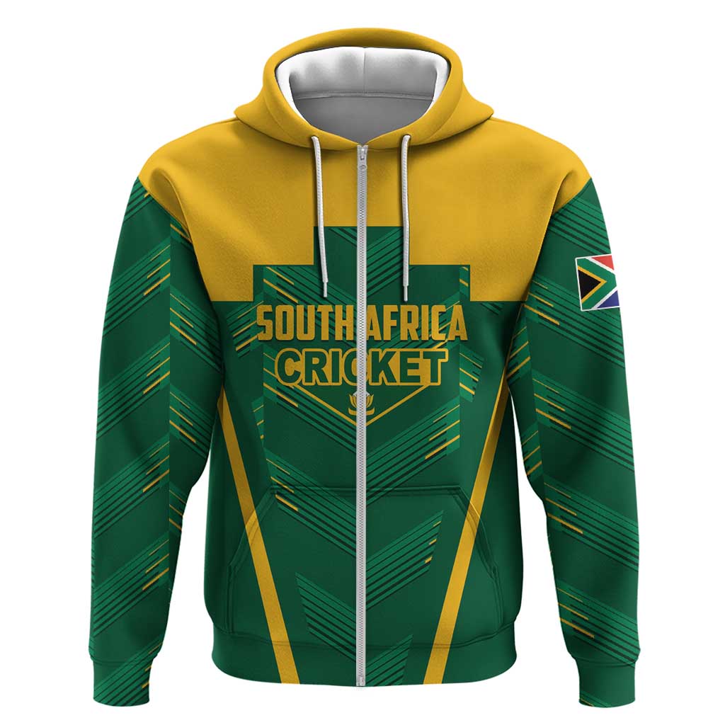 Custom South Africa Cricket Hoodie SA Protea Woza Nawe