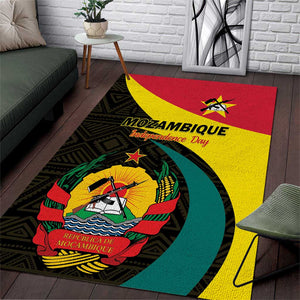 Mozambique Independence Day Area Rug Muzambhiki 1975 Anniversary