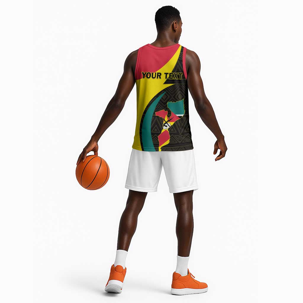 Mozambique Independence Day Basketball Jersey Muzambhiki 1975 Anniversary LT01