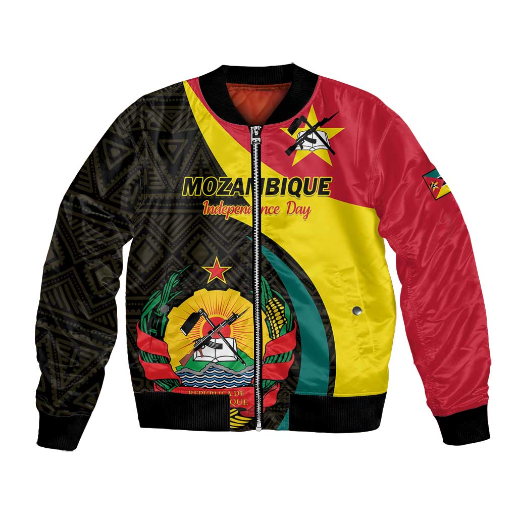 Mozambique Independence Day Bomber Jacket Muzambhiki 1975 Anniversary