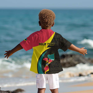 Mozambique Independence Day Kid Hawaiian Shirt Muzambhiki 1975 Anniversary