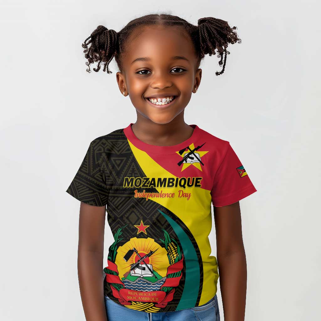 Mozambique Independence Day Kid T shirt Muzambhiki 1975 Anniversary