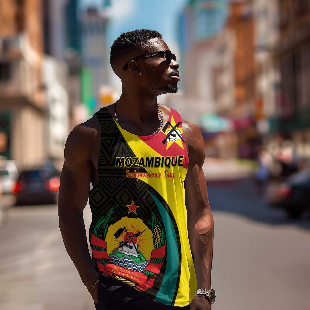 Mozambique Independence Day Men Tank Top Muzambhiki 1975 Anniversary