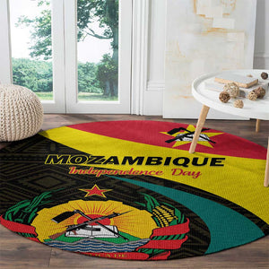 Mozambique Independence Day Round Carpet Muzambhiki 1975 Anniversary