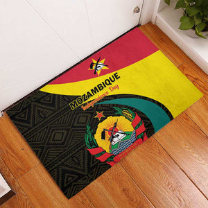 Mozambique Independence Day Rubber Doormat Muzambhiki 1975 Anniversary