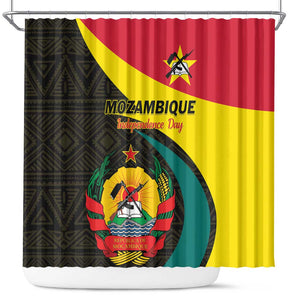 Mozambique Independence Day Shower Curtain Muzambhiki 1975 Anniversary