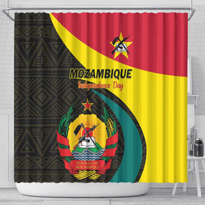 Mozambique Independence Day Shower Curtain Muzambhiki 1975 Anniversary