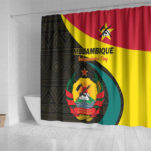 Mozambique Independence Day Shower Curtain Muzambhiki 1975 Anniversary